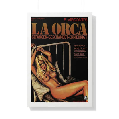 SNATCH (LA ORCA) 1976 - Framed Movie Poster 20" x 30" White - The Sticker Space