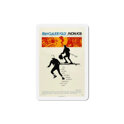 Snow Job 1972 Movie Poster Refrigerator Magnet 3 Inch - The Sticker Space