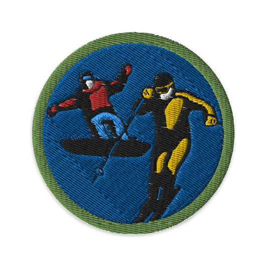 Snow Sports (Boy Scouts Merit Badge) Embroidered Patch-The Sticker Space