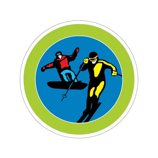 Snow Sports (Boy Scouts Merit Badge) STICKER Vinyl Die-Cut Decal 6 Inch - The Sticker Space