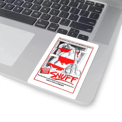 SNUFF 1976 Movie Poster - STICKER Vinyl Kiss-Cut Decal - The Sticker Space