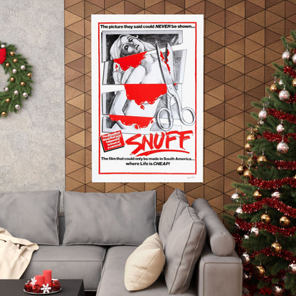 SNUFF 1976 - Paper Movie Poster-The Sticker Space