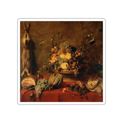 SNYDERS, Frans - Still-Life0 (Artwork) STICKER Vinyl Die-Cut Decal White Die-Cut 3 Inch - The Sticker Space