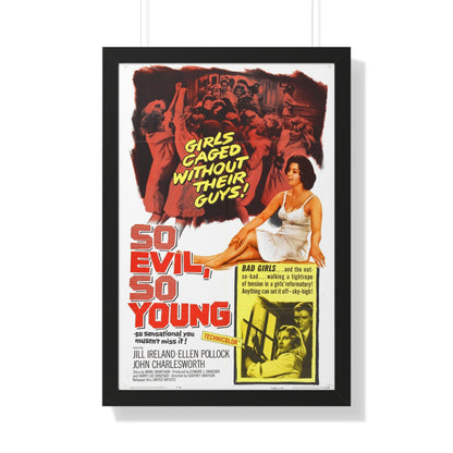 SO EVIL, SO YOUNG 1961 - Framed Movie Poster-20" x 30"-The Sticker Space