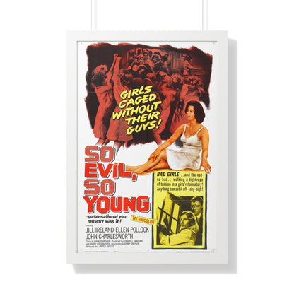 SO EVIL, SO YOUNG 1961 - Framed Movie Poster-20" x 30"-The Sticker Space