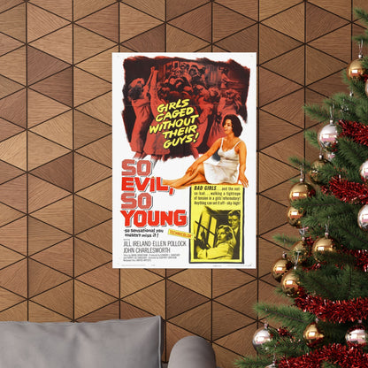 SO EVIL, SO YOUNG 1961 - Paper Movie Poster-The Sticker Space