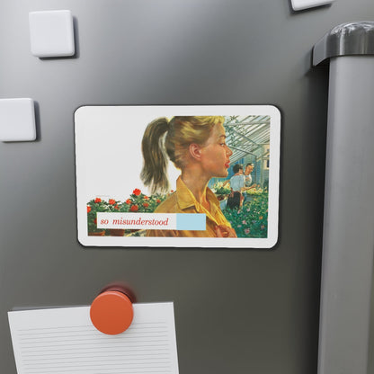 So Misunderstood, 1954 (Magazine Illustration) Refrigerator Magnet-The Sticker Space