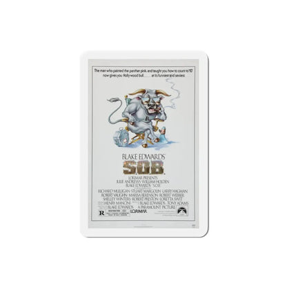 SOB 1981 Movie Poster Refrigerator Magnet 2 Inch - The Sticker Space