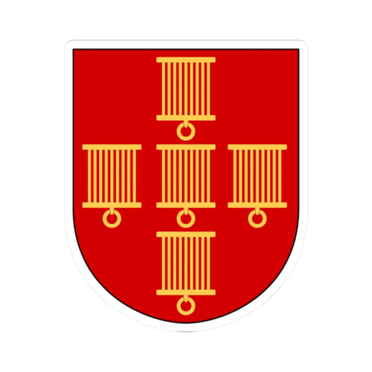 Societas Heraldica Lundensis vapen (Sweden) (Coat of Arms) STICKER Vinyl Kiss-Cut Decal 2 Inch White - The Sticker Space