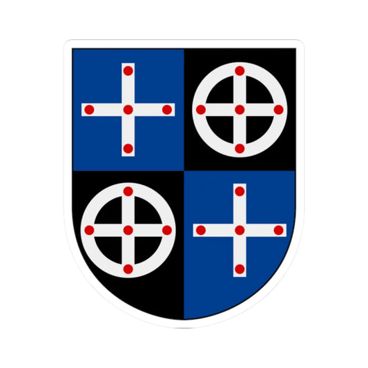 Societas Sanctæ Birgittæ vapen (Sweden) (Coat of Arms) STICKER Vinyl Kiss-Cut Decal 2 Inch White - The Sticker Space