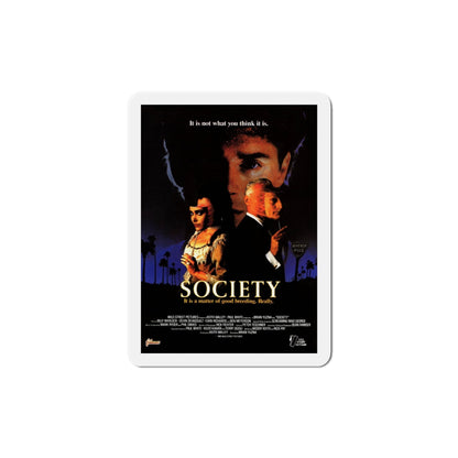 Society 1992 Movie Poster Die-Cut Magnet-6 Inch-The Sticker Space