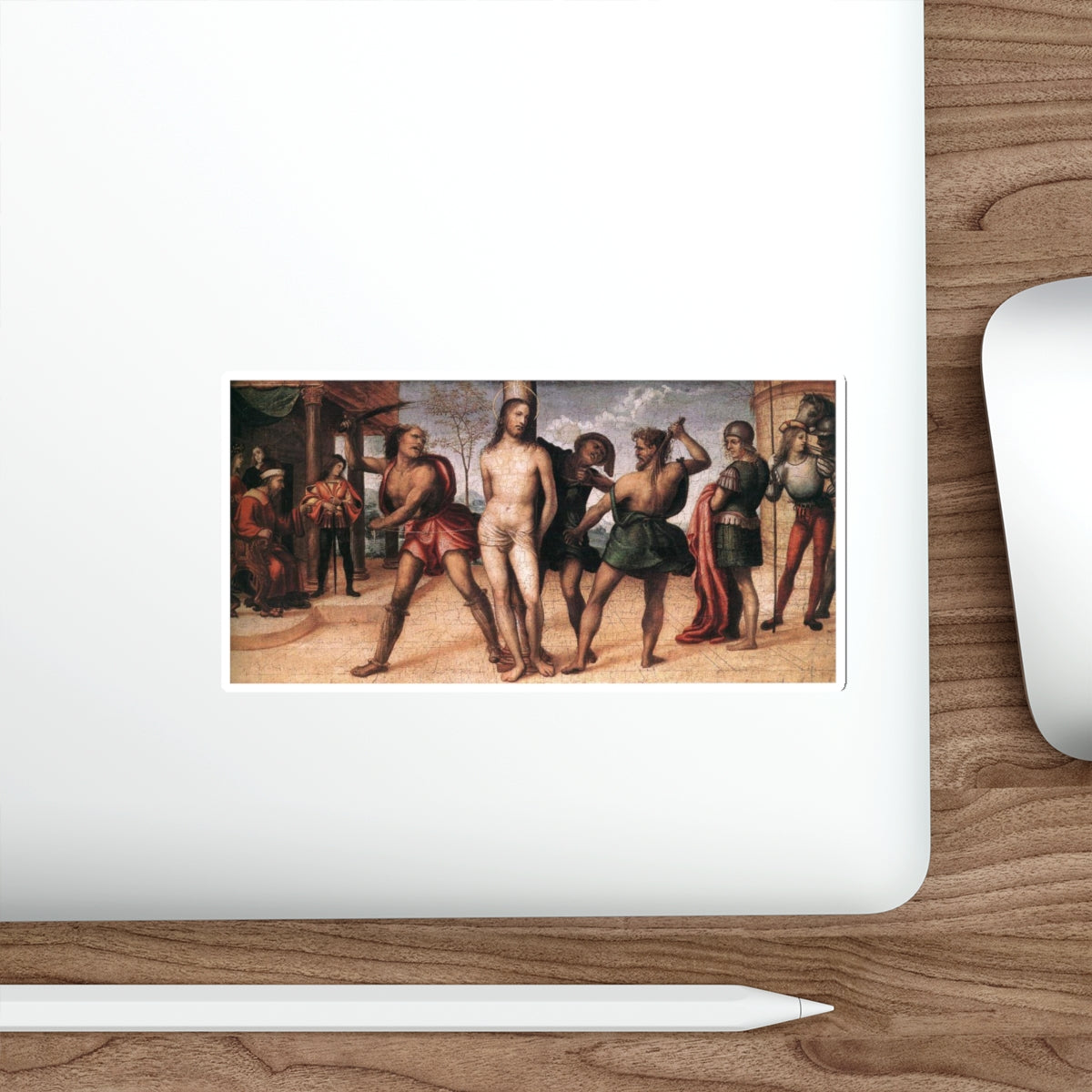 SODOMA, Il - Flagellation of Christ (Artwork) STICKER Vinyl Die-Cut Decal-The Sticker Space