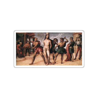 SODOMA, Il - Flagellation of Christ (Artwork) STICKER Vinyl Die-Cut Decal-White-The Sticker Space