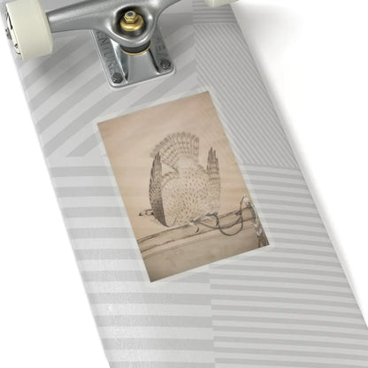 Soga Chokuan - Hunting Hawk on Perch - late 18th–early 19th century v3 - STICKER Vinyl Kiss-Cut Decal