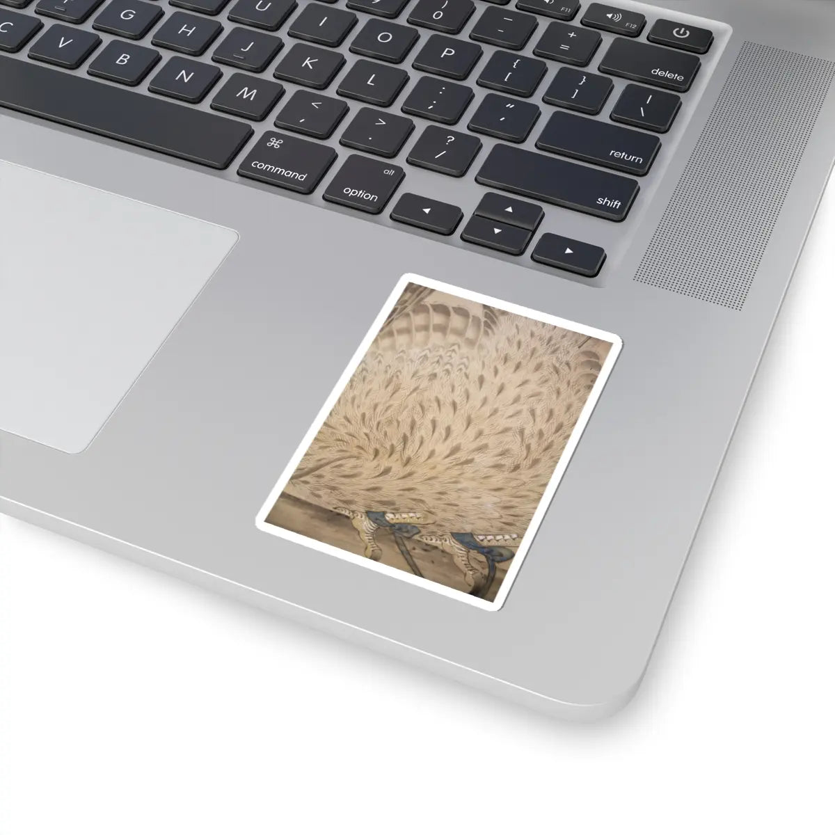 Soga Chokuan - Hunting Hawk on Perch - late 18th–early 19th century v5 - STICKER Vinyl Kiss-Cut Decal