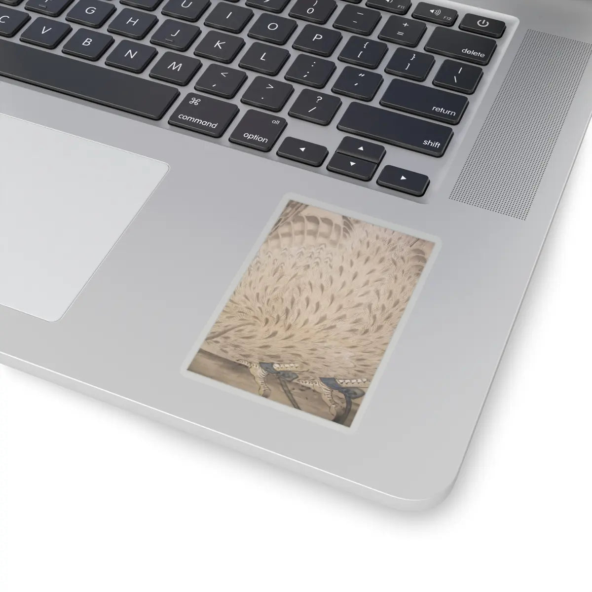 Soga Chokuan - Hunting Hawk on Perch - late 18th–early 19th century v5 - STICKER Vinyl Kiss-Cut Decal