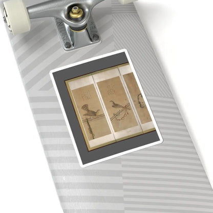 Soga Chokuan - Tethered Hawks - before 1606 v8 - STICKER Vinyl Kiss-Cut Decal