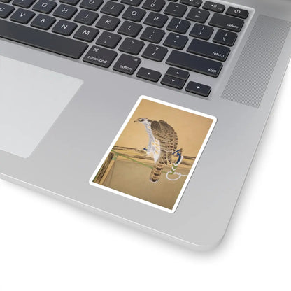 Soga Chokuan - Tethered Hawks - probably 19th century v21 - STICKER Vinyl Kiss-Cut Decal