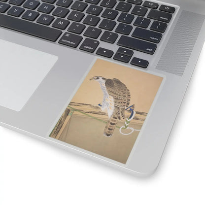Soga Chokuan - Tethered Hawks - probably 19th century v21 - STICKER Vinyl Kiss-Cut Decal