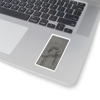 Soga Chokuan - Tethered Hawks - probably 19th century v7 - STICKER Vinyl Kiss-Cut Decal