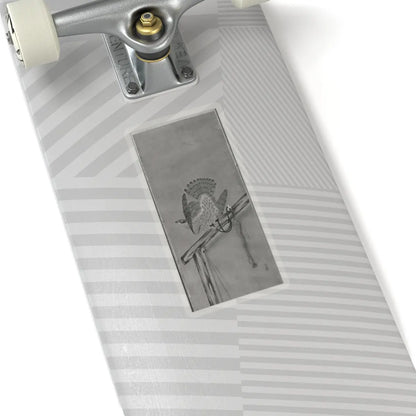 Soga Chokuan - Tethered Hawks - probably 19th century v7 - STICKER Vinyl Kiss-Cut Decal