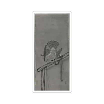 Soga Chokuan - Tethered Hawks - probably 19th century v7 - STICKER Vinyl Kiss-Cut Decal