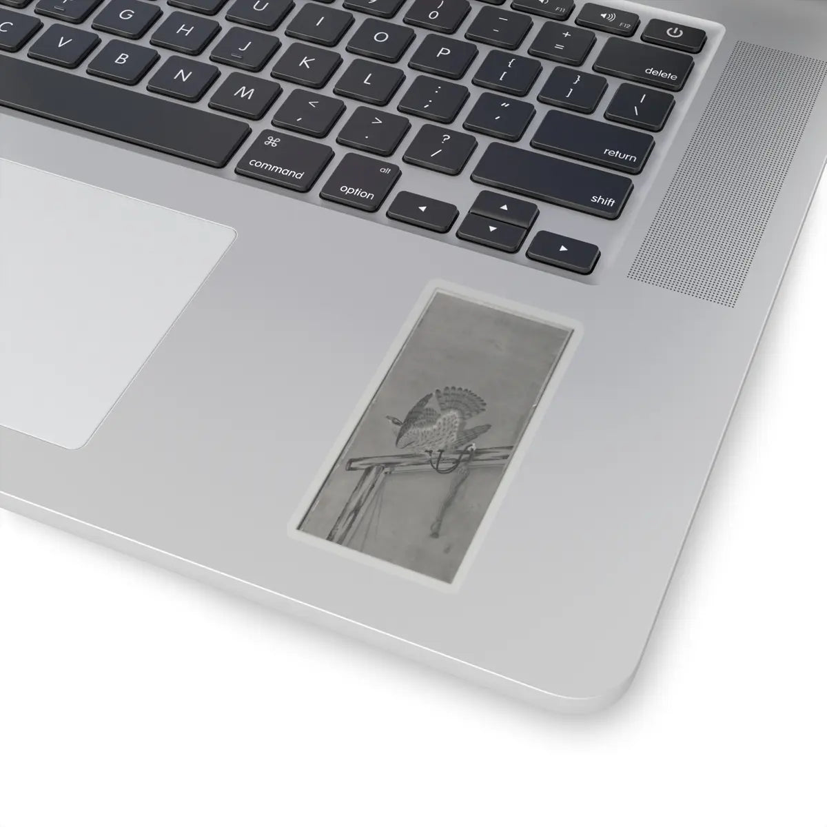 Soga Chokuan - Tethered Hawks - probably 19th century v7 - STICKER Vinyl Kiss-Cut Decal