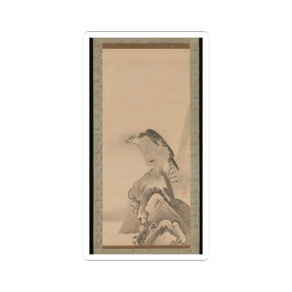 Soga Nichokuan - Hawks - mid-17th century v3 - STICKER Vinyl Kiss-Cut Decal