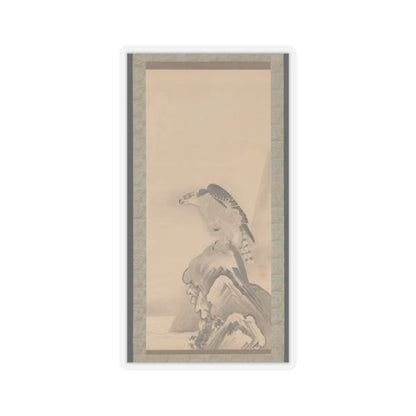 Soga Nichokuan - Hawks - mid-17th century v3 - STICKER Vinyl Kiss-Cut Decal