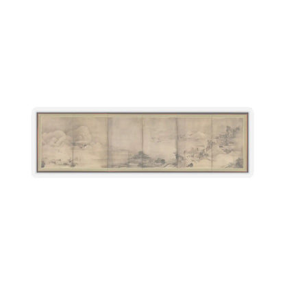 Soga Shōhaku - Eight Views of Ōmi (Ōmi hakkei) - ca. 1762–66 v1 - STICKER Vinyl Kiss-Cut Decal