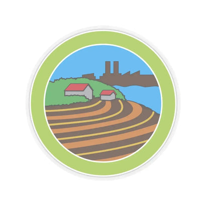 Soil Water Conservation (Boy Scout Merit Badge) STICKER Vinyl Kiss-Cut Decal 3 Inch Transparent - The Sticker Space
