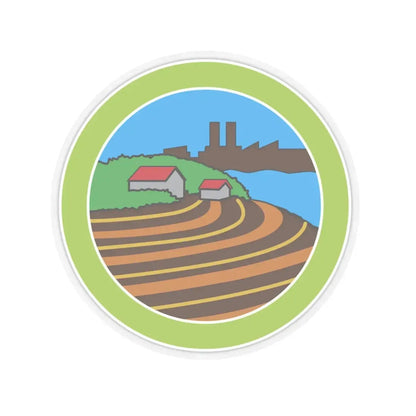 Soil Water Conservation (Boy Scout Merit Badge) STICKER Vinyl Kiss-Cut Decal 6 Inch Transparent - The Sticker Space