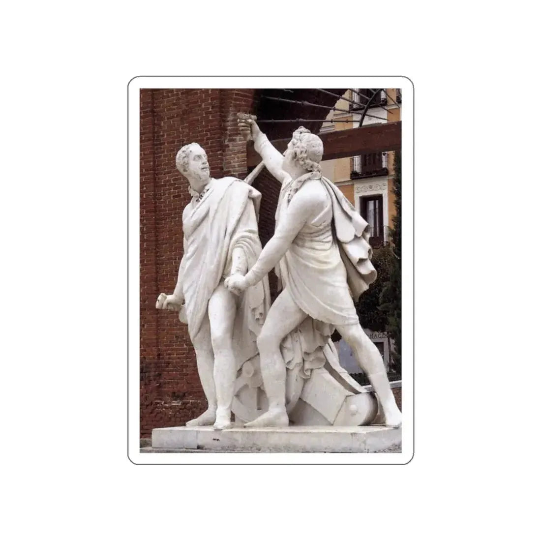 SOLA, Antonio - Daoiz and Velarde (Artwork) STICKER Vinyl Die-Cut Decal White Die-Cut 4 Inch - The Sticker Space