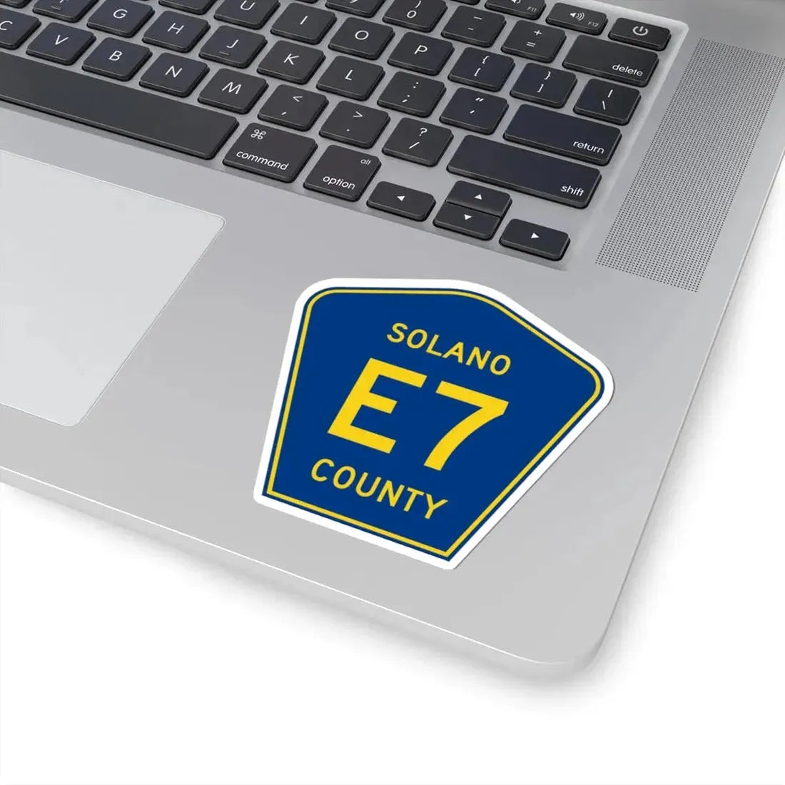 Solano County E7 (California) (Road Sign) STICKER Vinyl Kiss-Cut Decal - The Sticker Space