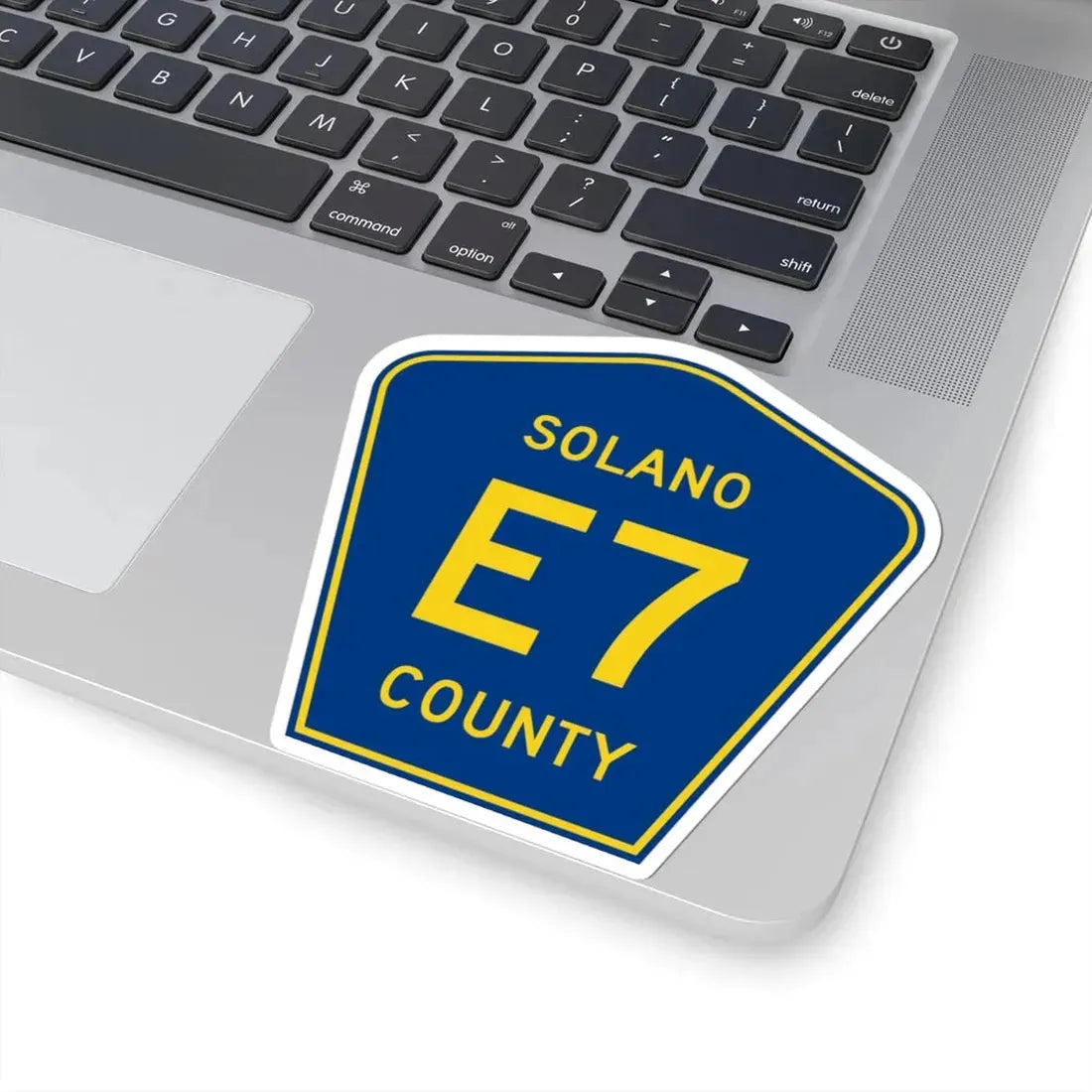 Solano County E7 (California) (Road Sign) STICKER Vinyl Kiss-Cut Decal - The Sticker Space