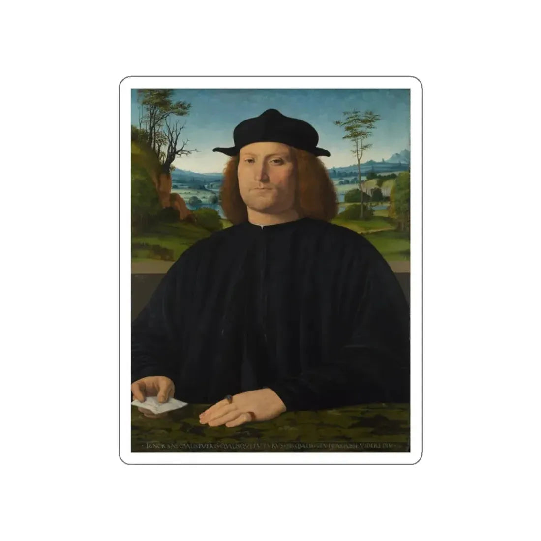 SOLARI, Andrea - Giovanni Cristoforo Longoni (Artwork) STICKER Vinyl Die-Cut Decal White Die-Cut 5 Inch - The Sticker Space