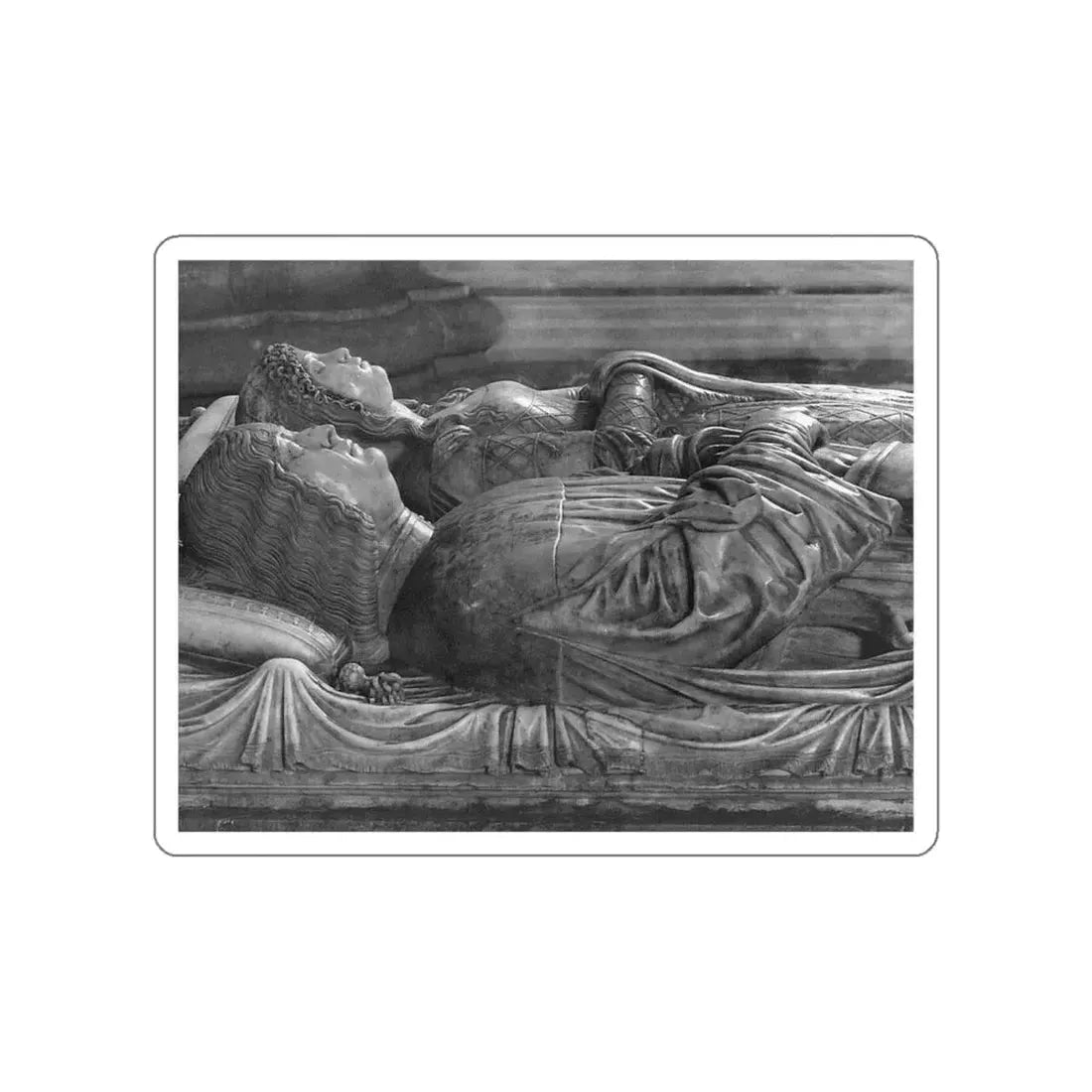 SOLARI, Cristoforo - Effigies of Lodovico Sforza and Beatrice d'Este (detail) (Artwork) STICKER Vinyl Die-Cut Decal White Die-Cut 5 Inch - The Sticker Space