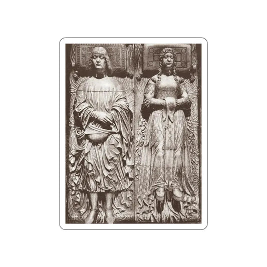 SOLARI, Cristoforo - Effigies of Lodovico Sforza and Beatrice d'Este2 (Artwork) STICKER Vinyl Die-Cut Decal White Die-Cut 2 Inch - The Sticker Space