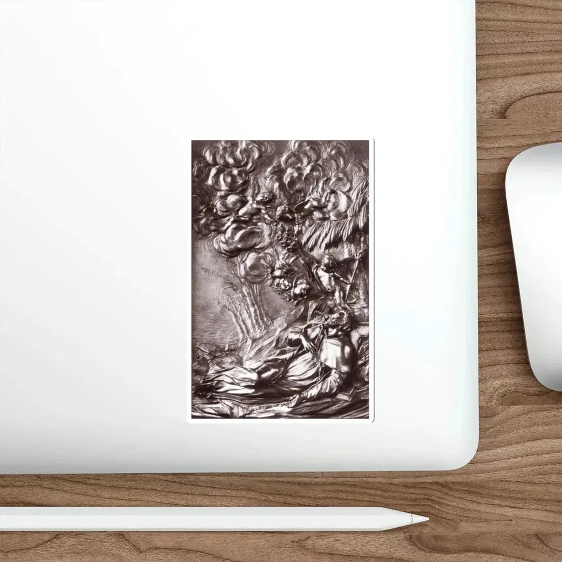 SOLDANI BENZI, Massimiliano - Death of St Francis Xavier (Artwork) STICKER Vinyl Die-Cut Decal - The Sticker Space