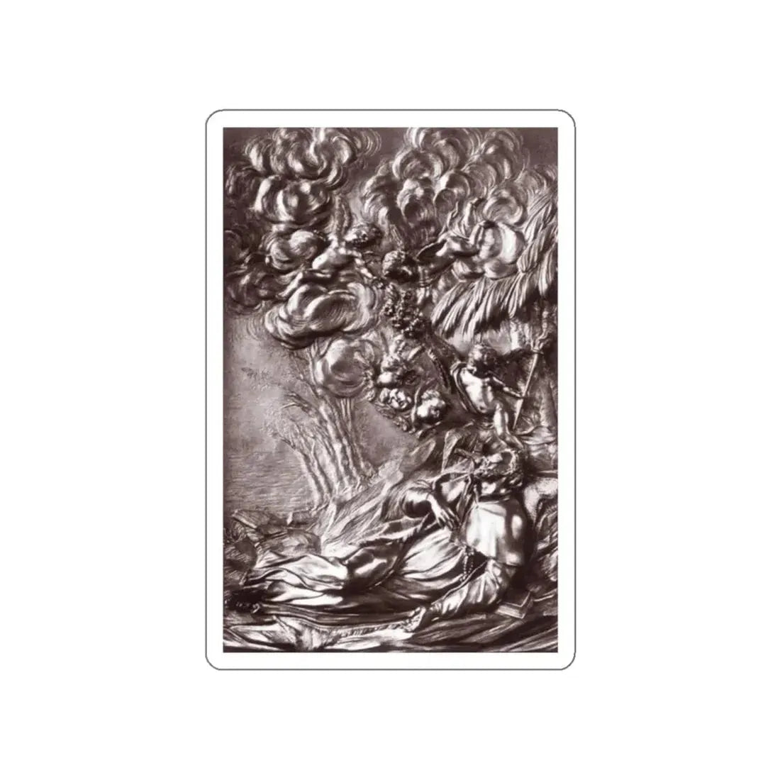 SOLDANI BENZI, Massimiliano - Death of St Francis Xavier (Artwork) STICKER Vinyl Die-Cut Decal White Die-Cut 2 Inch - The Sticker Space