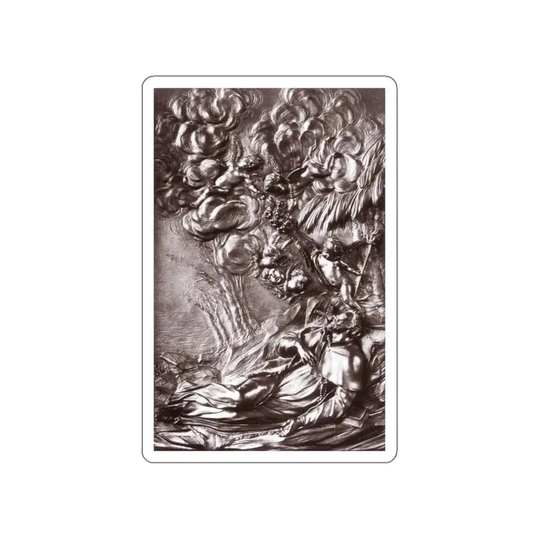 SOLDANI BENZI, Massimiliano - Death of St Francis Xavier (Artwork) STICKER Vinyl Die-Cut Decal White Die-Cut 4 Inch - The Sticker Space