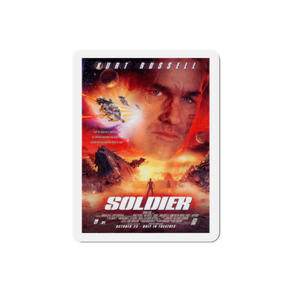 Soldier 1998 Movie Poster Die-Cut Magnet-2" x 2"-The Sticker Space