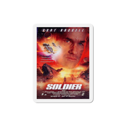 Soldier 1998 Movie Poster Die-Cut Magnet-3" x 3"-The Sticker Space