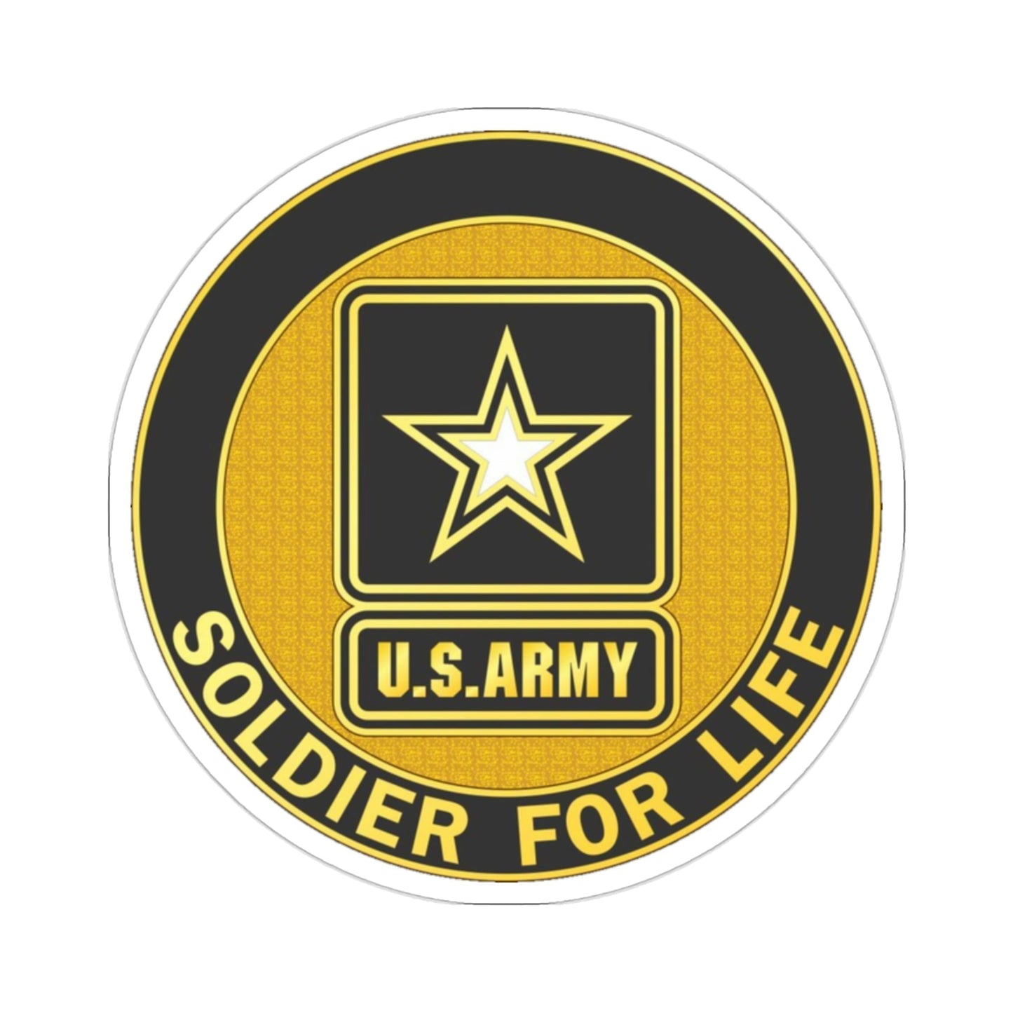 Soldier for Life (U.S. Army) STICKER Vinyl Die-Cut Decal-2 Inch-The Sticker Space