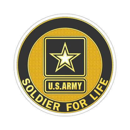 Soldier for Life (U.S. Army) STICKER Vinyl Die-Cut Decal 4 Inch - The Sticker Space