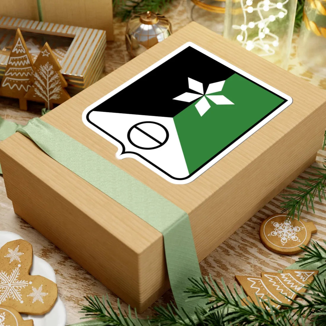 Soledar coat of arms (Ukraine) (Coat of Arms) STICKER Vinyl Kiss-Cut Decal - The Sticker Space