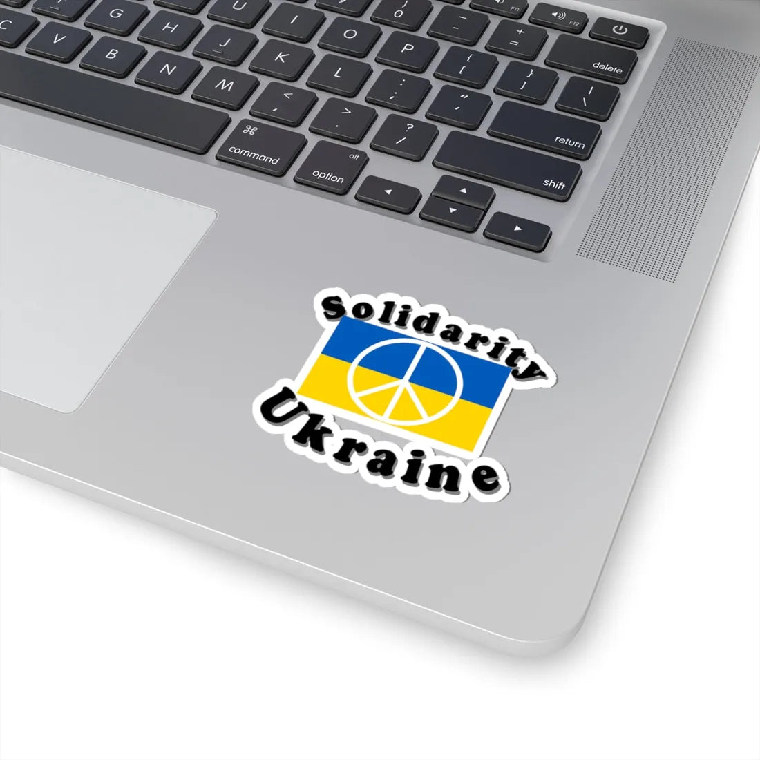Solidarity Ukraine (Ukraine) STICKER Vinyl Kiss-Cut Decal - The Sticker Space