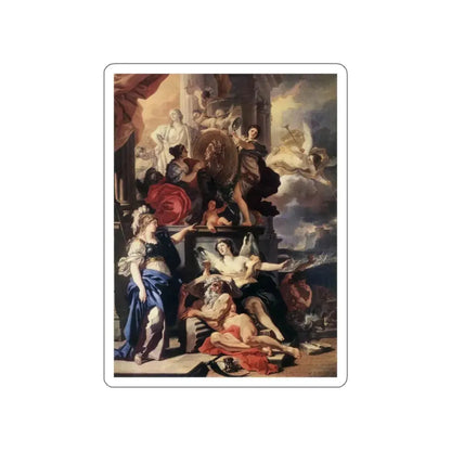 SOLIMENA, Francesco - Allegory of Reign (Artwork) STICKER Vinyl Die-Cut Decal White Die-Cut 2 Inch - The Sticker Space