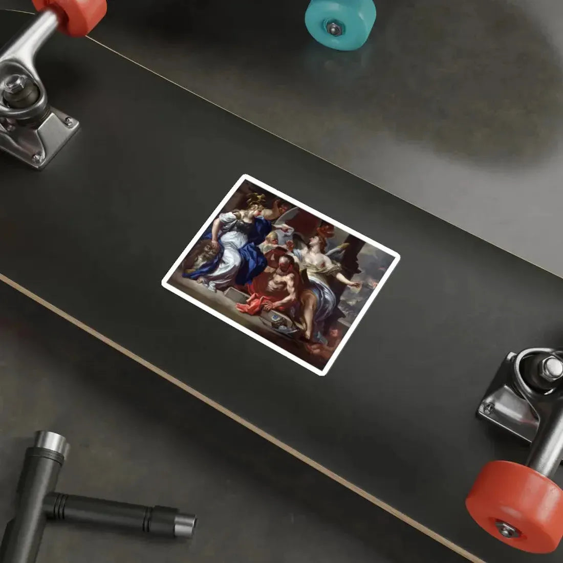 SOLIMENA, Francesco - An Allegory of Louis XIV (Artwork) STICKER Vinyl Die-Cut Decal - The Sticker Space