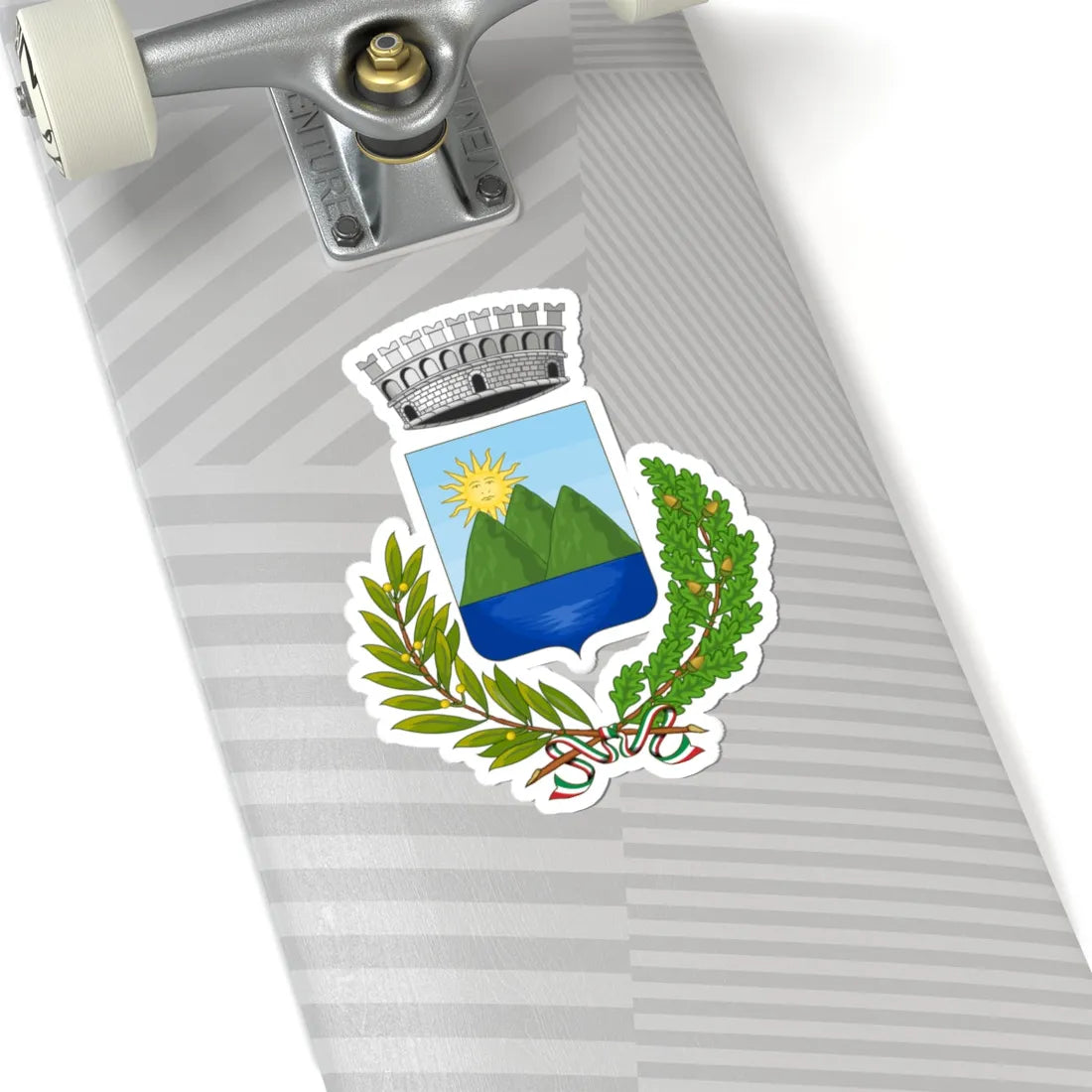 Solopaca-Stemma (Italy) (Coat of Arms) STICKER Vinyl Kiss-Cut Decal - The Sticker Space